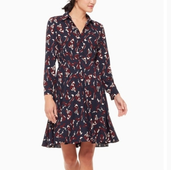 kate spade foxes dress